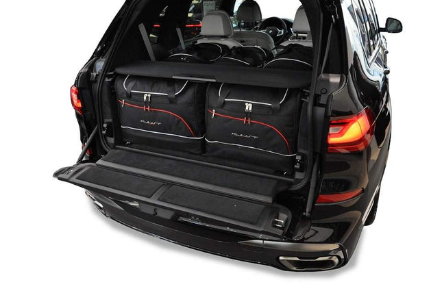 Kjust Reistassenset voor BMW X7 vanaf 2019 - Set van 5 Tassen met 3 Roltassen en 2 Sporttassen