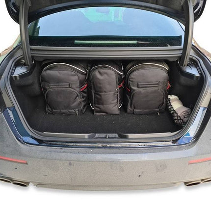 Kjust Reistassenset voor Maserati Quattroporte vanaf 2013 - Set van 5 Tassen met 2 Roltassen 2 Sporttassen en 1 Vliegtuigtas