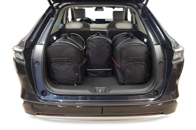 Kjust Reistassenset voor Honda CRV vanaf 2018 - Set van 4 Tassen met 2 Roltassen 1 Sporttas en 1 Vliegtuigtas