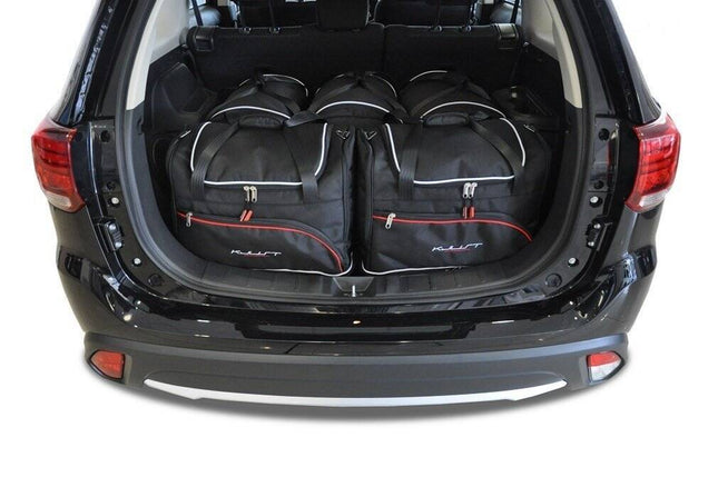 Kjust Reistassenset voor Mitsubishi Outlander 2013-2024 - Set van 5 Tassen met 3 Roltassen en 2 Sporttassen