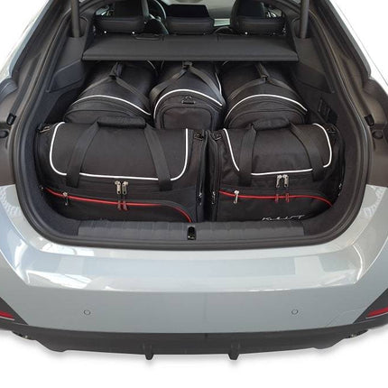 Kjust Reistassenset voor BMW 4 serie Gran coupe vanaf 2021 - Set van 5 Tassen met 2 Roltassen 1 Sporttas en 2 Vliegtuigtassen