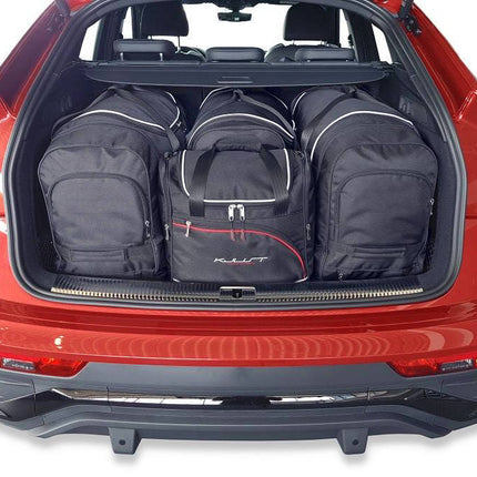 Kjust Reistassenset voor Audi Q5 Sportback 2021-2025 - Set van 4 Tassen met 3 Roltassen en 1 Vliegtuigtas