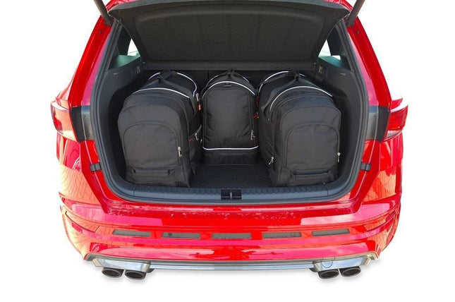 Kjust Reistassenset voor Cupra Ateca vanaf 2018 - Set van 4 Tassen met 2 Roltassen en 2 Sporttassen