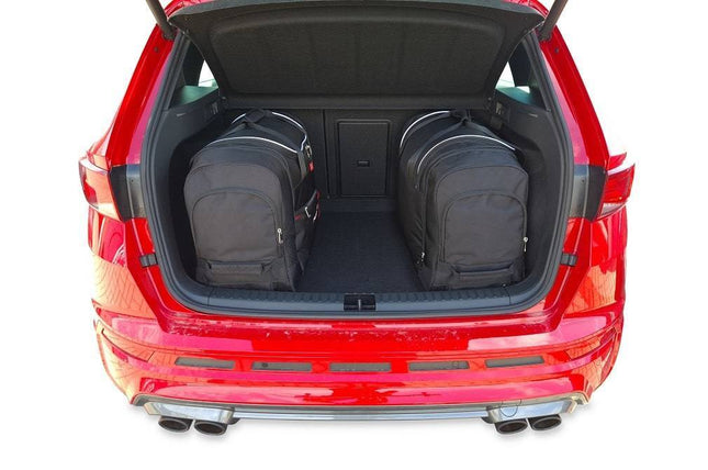 Kjust Reistassenset voor Cupra Ateca vanaf 2018 - Set van 3 Tassen met 3 Roltassen