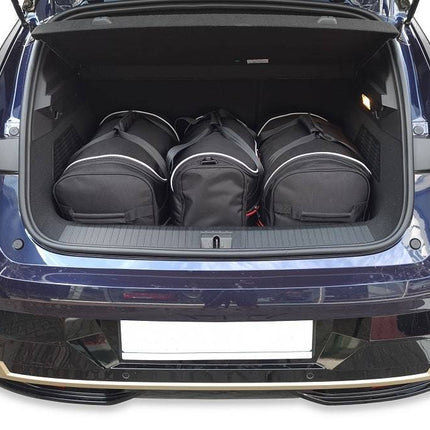 Kjust Reistassenset voor Renault Megane 5-deurs E-Tech vanaf 2022 - Set van 3 Tassen met 2 Roltassen en 1 Sporttas