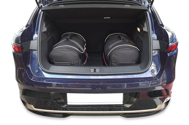 Kjust Reistassenset voor Renault Megane 5-deurs E-Tech vanaf 2022 - Set van 3 Tassen met 2 Roltassen en 1 Sporttas