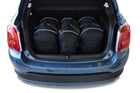 Kjust Reistassenset voor Fiat 500X vanaf 2015 - Set van 3 Tassen met 2 Roltassen en 1 Sporttas