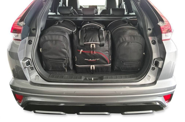 Kjust Reistassenset voor Mitsubishi Eclipse Cross vanaf 2017 - Set van 4 Tassen met 2 Roltassen en 2 Sporttassen
