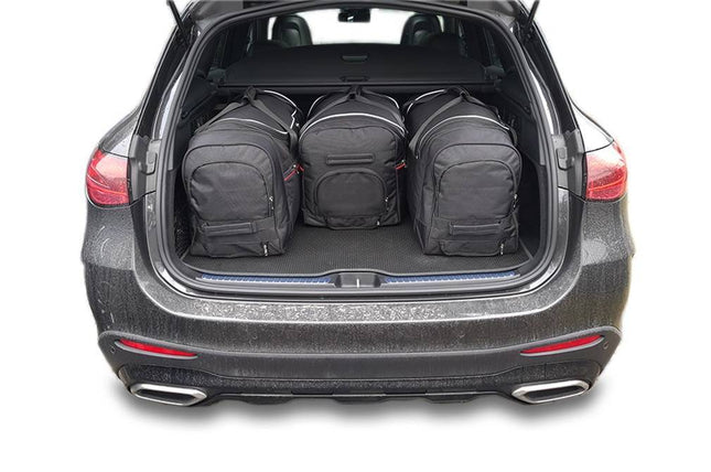 Kjust Reistassenset voor Mercedes Benz GLC Coupe 2017-2023 - Set van 4 Tassen met 3 Roltassen en 1 Vliegtuigtas
