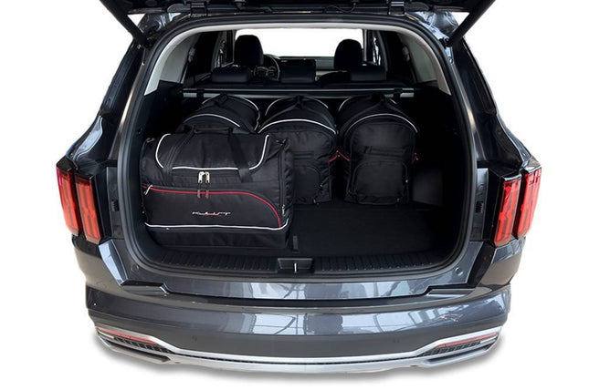 Kjust Reistassenset voor Kia Sorento 2020-2024 - Set van 5 Tassen met 3 Roltassen en 2 Sporttassen