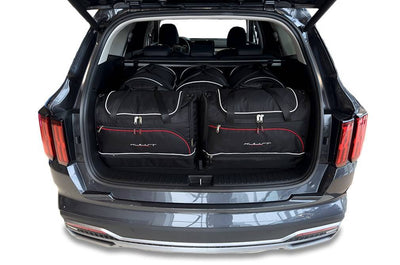 Kjust Reistassenset voor Kia Sorento 2020-2024 - Set van 5 Tassen met 3 Roltassen en 2 Sporttassen
