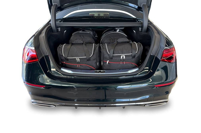 Kjust Reistassenset voor Mercedes Benz S-Klasse 2013-2020 - Set van 4 Tassen met 2 Roltassen en 2 Vliegtuigtassen