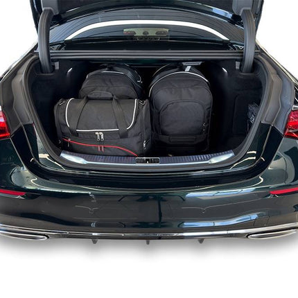 Kjust Reistassenset voor Mercedes Benz S-Klasse 2013-2020 - Set van 4 Tassen met 2 Roltassen en 2 Vliegtuigtassen