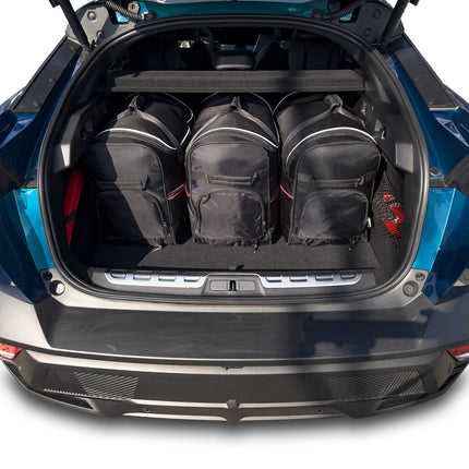 Kjust Reistassenset voor Peugeot 408 vanaf 2022 - Set van 5 Tassen met 3 Roltassen en 2 Vliegtuigtassen