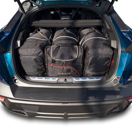 Kjust Reistassenset voor Peugeot 408 vanaf 2022 - Set van 4 Tassen met 3 Roltassen en 1 Vliegtuigtas
