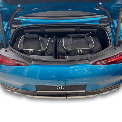 Kjust Reistassenset voor Mercedes Benz SL vanaf 2012 - Set van 4 Tassen met 2 Sporttassen en 2 Vliegtuigtassen
