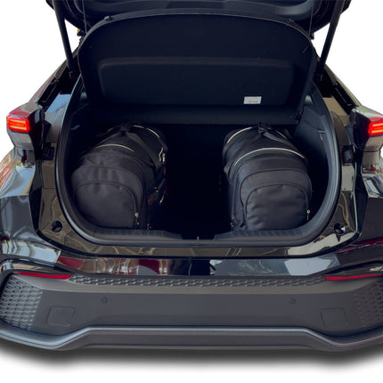 Kjust Reistassenset voor Toyota C-HR 2016-2024 - Set van 4 Tassen met 2 Roltassen en 2 Sporttassen