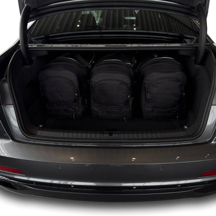 Kjust Reistassenset voor Audi A6 Sedan 2018-2024 - Set van 5 Tassen met 3 Roltassen en 2 Vliegtuigtassen
