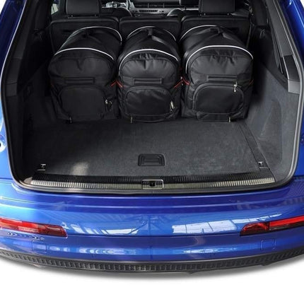 Kjust Reistassenset voor Audi Q7 vanaf 2015 - Set van 5 Tassen met 3 Roltassen en 2 Sporttassen