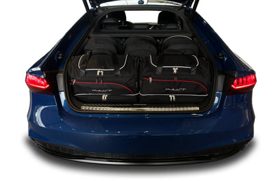 Kjust Reistassenset voor Audi A7 Sportback vanaf 2018 - Set van 5 Tassen met 3 Roltassen en 2 Sporttassen