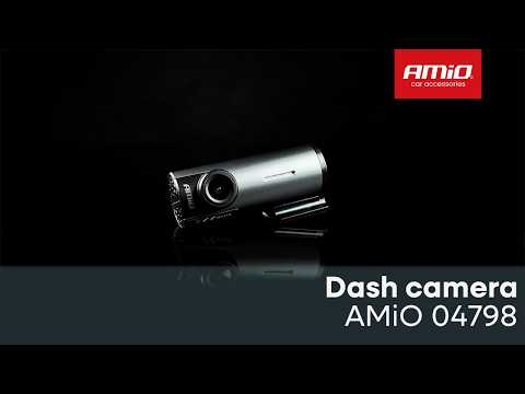 AMiO Dashcam 1K WLAN – Full HD 1080P Auto Camera WiFi – 128GB Ondersteuning – Nachtmodus Loop Recording USB C Dash Camera