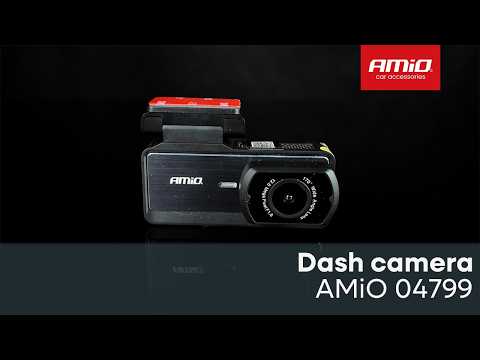 AMiO Dashcam Voor en Achter 1K WLAN – Dual Camera Full HD 1080P WiFi – 256GB Ondersteuning – Parking Mode G Sensor Nachtmodus