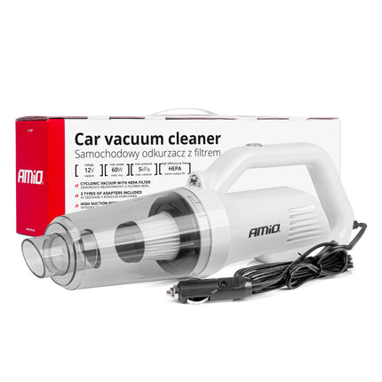 AMiO Autostofzuiger 12V 60W HEPA 5kPa