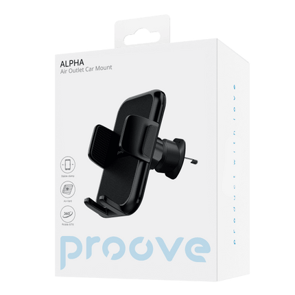 Proove Alpha Air Outlet Stevige en Veelzijdige Smartphonehouder – Universeel voor Smartphones van 4,7 tot 6,9 Inch voor Ventilatierooster - VCTparts.nl
