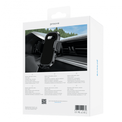 Proove Proove Auto Telefoonhouder Longway Silicone Klem – Ventilatierooster Bevestiging – Zwart Proove 5
