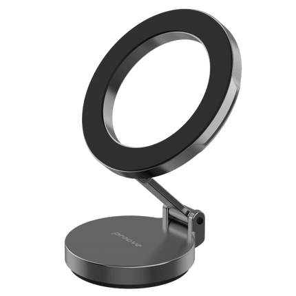 Proove Proove Hoop Stickon MagSafe Telefoonhouder Auto - Magnetisch Dashboard Bevestiging - Metaal - Donkergrijs - Geschikt voor iPhone 12 en Nieuwer Proove 1