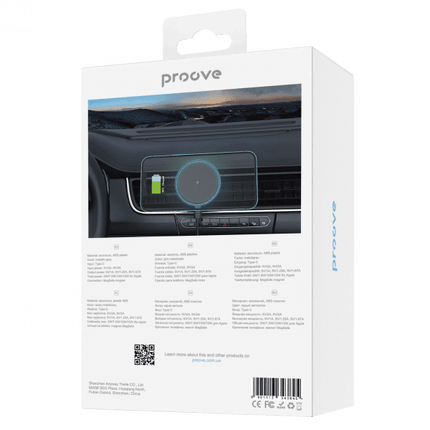 Proove Proove MagSafe Draadloze Telefoonhouder Auto 15W – Magnetische Snellader met Ventilatierooster Bevestiging en 360° Draaibare Houder Proove 6