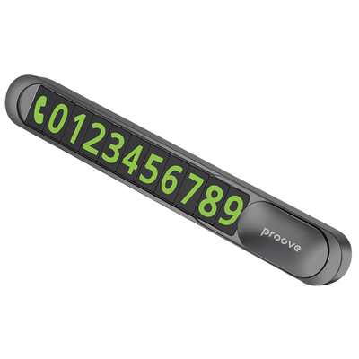 Porte-téléphone PROOVE Ventilation de l'aimant en métal lourd Black