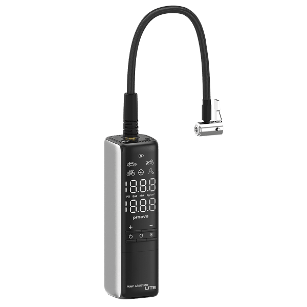 Proove Pump Assistant Lite Draagbare 12V Pomp – 120W Vermogen – 3m Kabel – Compact en Lichtgewicht – Grijs - VCTparts.nl