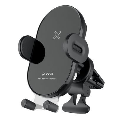 Proove Rounded Energy 15W Draadloze Telefoonhouder Auto Ventilatierooster en Dashboard – Eenvoudige en Efficiënte Oplossing