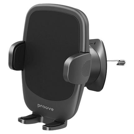 Proove Soft Lock Universele Verstelbare Autohouder voor Smartphone (4.7 - 6.9 inch) - Ventilatierooster Bevestiging - Stijlvol Zwart Design voor Veiligheid en Gebruiksgemak - VCTparts.nl