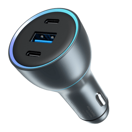 Proove Proove Super Charge 130W Autolader USB + 2x USB - C – Krachtige Snellaad Autolader voor Smartphone Tablet en Laptop Proove 7