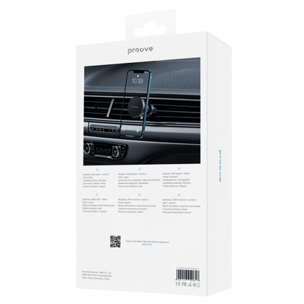 Proove Telefoonhouder Basic Magnetische Siliconen Klem – Ventilatierooster Bevestiging – Zwart - VCTparts.nl