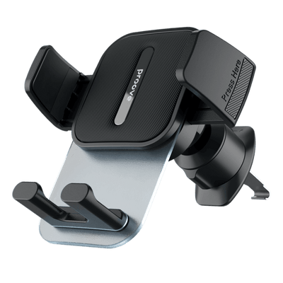 Proove Telefoonhouder Crystal Clamp Klem Ventilatierooster Bevestiging Zwart Geschikt voor Smartphones 4.7-6.9 Inch