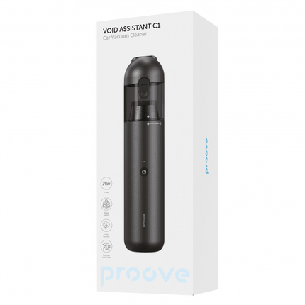 Proove Proove Void Assistant C1 Draagbare Stofzuiger – 70W Kracht – HEPA - filter – Compact en Efficiënt voor Auto Interieur – Zwart Proove 5