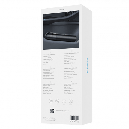Proove Proove Void Assistant C1 Draagbare Stofzuiger – 70W Kracht – HEPA - filter – Compact en Efficiënt voor Auto Interieur – Zwart Proove 4