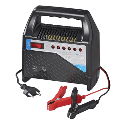 Chargeur de batterie Proplus 6V / 12V 6AMP - Chargeur de chargeur de voiture fiable et sûr Druppell Chargeur pour les batteries de plomb