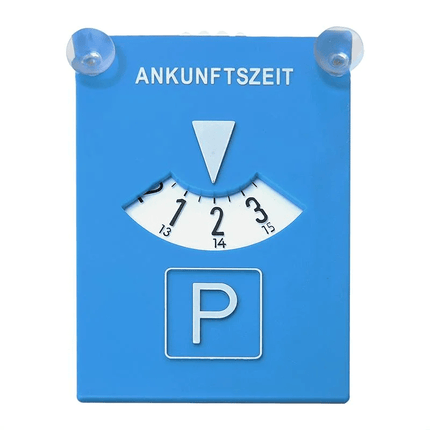 ProPlus Blauwe Kaart Parkeerschijf / Parkeerkaart met Zuignap voor aan het Raam - VCTparts.nl