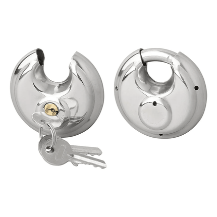 ProPlus Discusslot 70mm Hangslot Rond Gehard Staal voor Aanhanger - VCTparts.nl