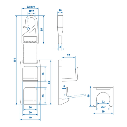 ProPlus Heavy Duty Hoofdsteun Hanger (2 stuks) - Stevige Autohaken voor Jassen Tassen en Bagage - VCTparts.nl