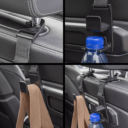 ProPlus Heavy Duty Hoofdsteun Hanger (2 stuks) - Stevige Autohaken voor Jassen Tassen en Bagage - VCTparts.nl