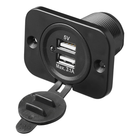 ProPlus USB-Inbouwdoos Tweevoudig Type A 3100mA - 12V/24V Laadcontactdoos met Bevestigingsmateriaal - VCTparts.nl