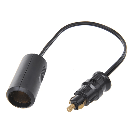ProPlus Verloopkabel DIN Stekker naar Sigarettenaanstekerdoos – 25cm Adapterkabel 12V/24V Max. 8A - VCTparts.nl