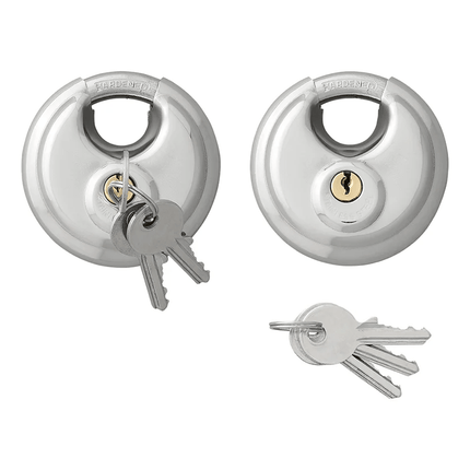 ProPlus Discusslot 90mm Hangslot Rond Gehard Staal voor Aanhanger - VCTparts.nl