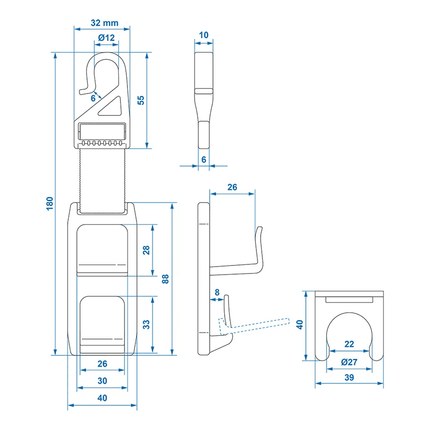 ProPlus Heavy Duty Hoofdsteun Hanger (2 stuks) - Stevige Autohaken voor Jassen Tassen en Bagage - VCTparts.nl