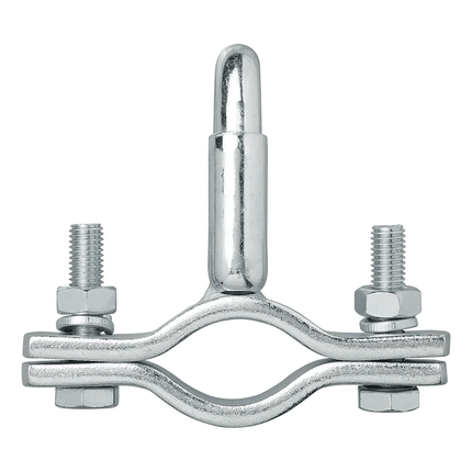 ProPlus Hulpkoppeling met Veer voor Aanhanger en Trekhaak Zilver - Veiligheidskabel en Breekkabel Beveiliging - VCTparts.nl